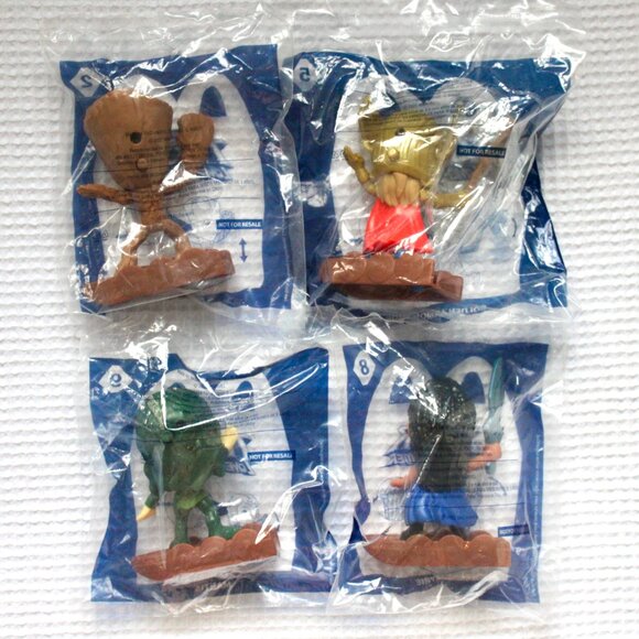 Thor Love and Thunder Set of 4 McDonald's Toy - Thor, Groot, Valkyrie, Mantis - Picture 2 of 2